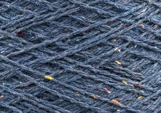 G&G Filati Tweedwool NM 3500 – Garn aus Merino & Seide Jeansblau